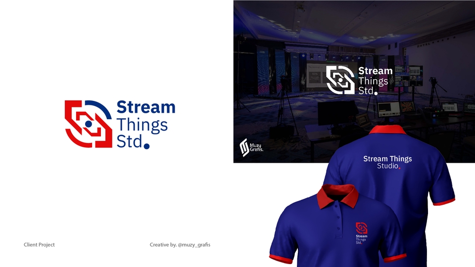 Jasa desain logo profesional dan kreatif, Stream Things Studio, logo perusahaan, desain logo online, desain logo keren.