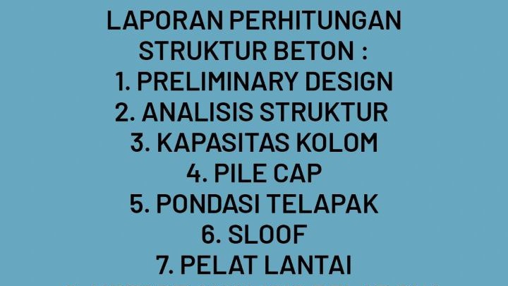 Jasa Lainnya - Jasa Perhitungan Struktur Beton Bangunan Kantor/Rumah dll - 1