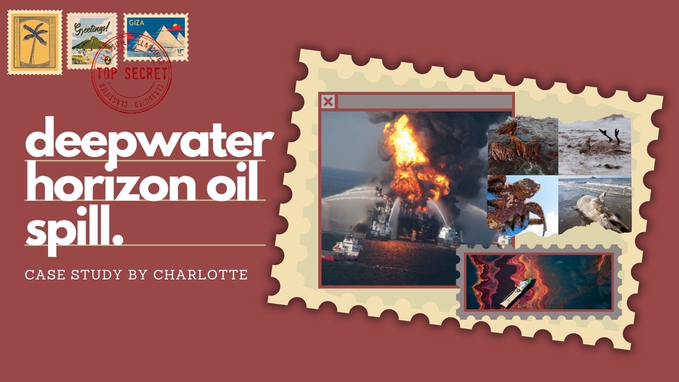 รับพิมพ์งาน รับทำรายงาน รับจัดรูปเล่มรายงาน ภาพประกอบงานวิจัยเกี่ยวกับการรั่วไหลของน้ำมัน Deepwater Horizon