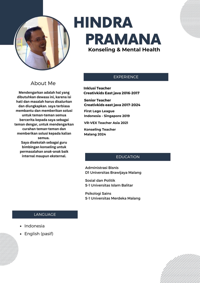 Hindran Pramnana, Guru Bimbingan dan Konseling, Konsultasi Psikologi, Kursus Online, Online Course.