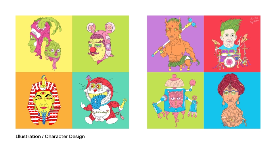 ออกแบบ Character & Mascot - ออกแบบ Character / Illustrationโดยมี Concept และลายเส้นที่มีเอกลักษณ์เฉพาะตัว - 7