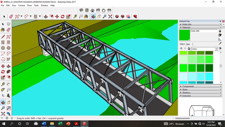 3D & Perspektif - gambar 3D dengan Sketchup  - 1