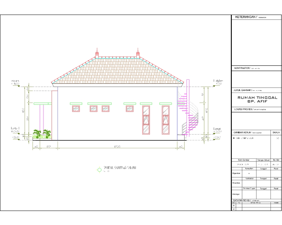 Jasa Gambar Arsitek & Struktur IMB PBG Gambar Kerja Bestek