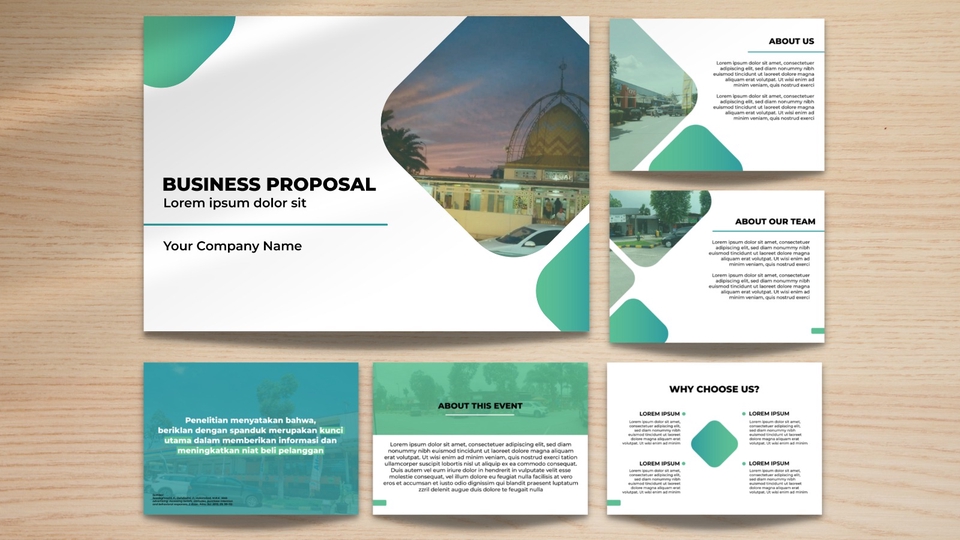 Portfolio & Resume - DESAIN PROPOSAL PROFESIONAL - 1