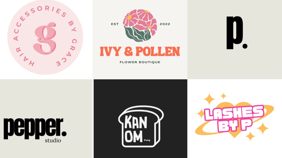 รับออกแบบโลโก้สวยๆ สไตล์มินิมอล โลโก้ธุรกิจต่างๆ