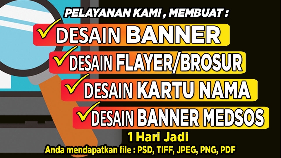 Banner Online - Desain BANNER, FLAYER, UNDANGAN, BROSUR, KARTU NAMA & SOSIAL MEDIA - 1 hari jadi - 1