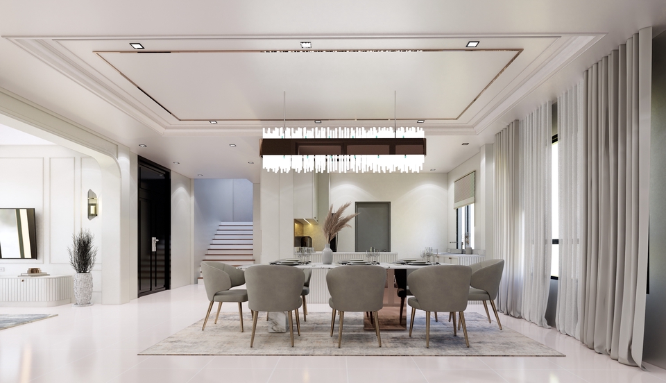 ออกแบบตกแต่งภายในและภายนอก - INTERIOR รับออกแบบตกแต่งภายใน บ้าน คอนโด รีโนเวท 3D Perspective - 7