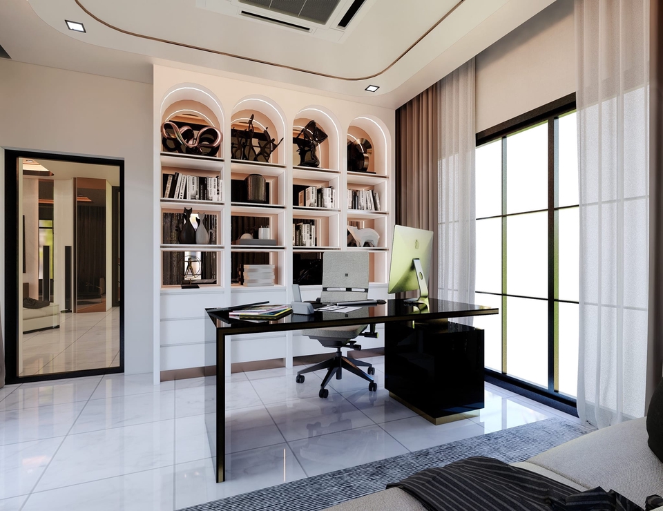 ออกแบบตกแต่งภายในและภายนอก - INTERIOR รับออกแบบตกแต่งภายใน บ้าน คอนโด รีโนเวท 3D Perspective - 11