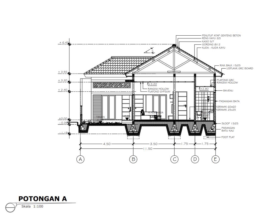 CAD Drawing - DRAWING AUTOCAD 2D (Rumah/Gudang)+ 3D - 1-3 Hari Beres - 10000/M2 (Nego) - 5