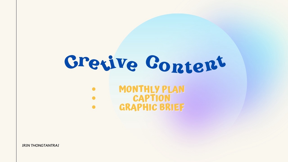 Creative & Content Marketing - ออกแบบ Content Pillar / Content Plan พร้อม Creative Content - 1
