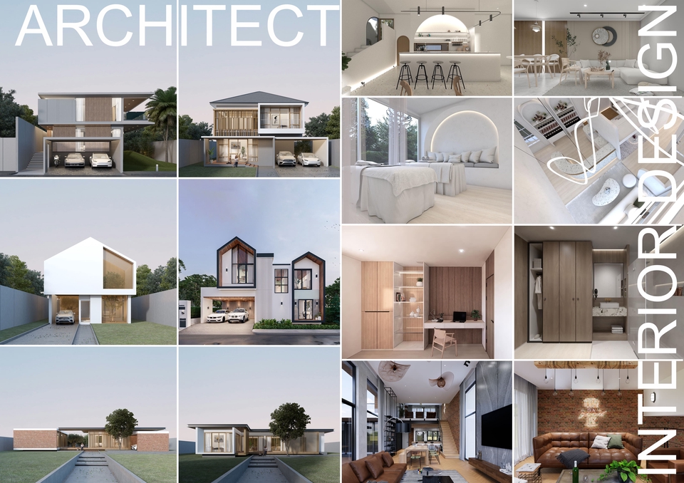 รับออกแบบงานภายนอก และงานออกแบบตกแต่งภายใน (Exterior Facade Design ...