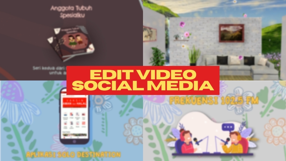 Video Editing - Edit Video konten Instagram, Tiktok, Reels, dan semuanya - 1