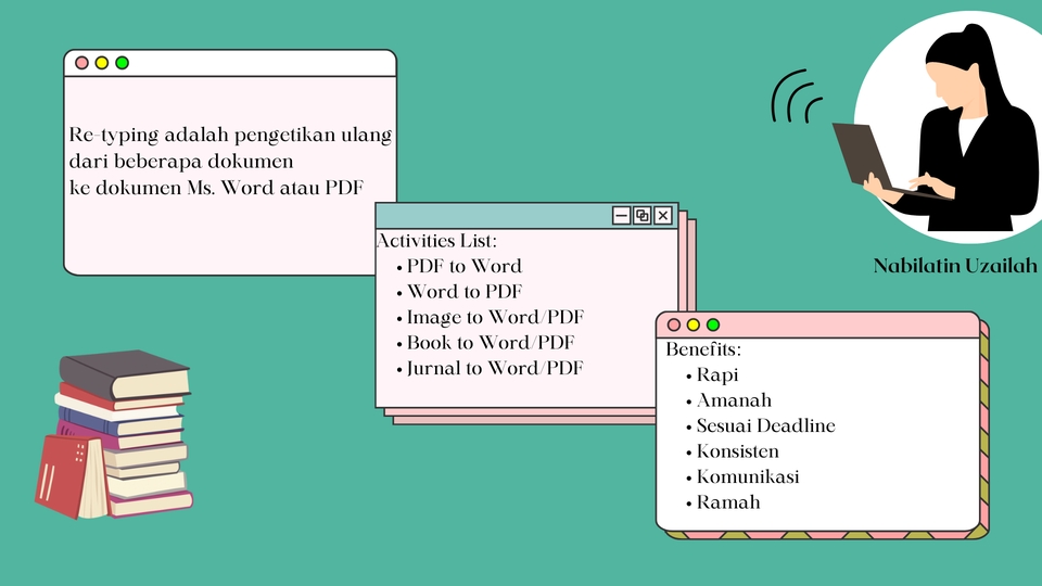 Pengetikan Umum - JASA PENGETIKAN UMUM, RE-TYPING BAHASA INDONESIA DAN BAHASA INGGRIS - 2