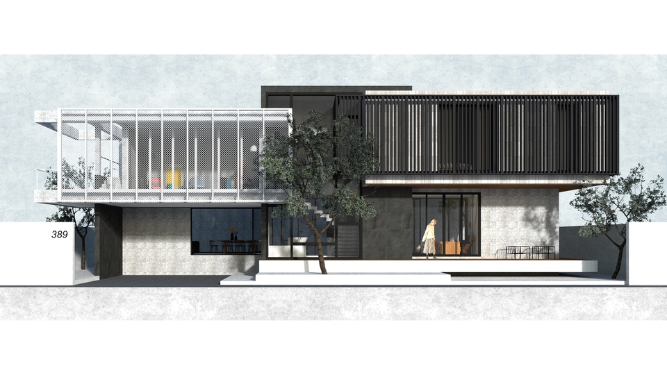 รับออกแบบบ้าน ออกแบบตกแต่งภายใน รีโนเวทบ้าน บ้านสวย สไตล์โมเดิร์น