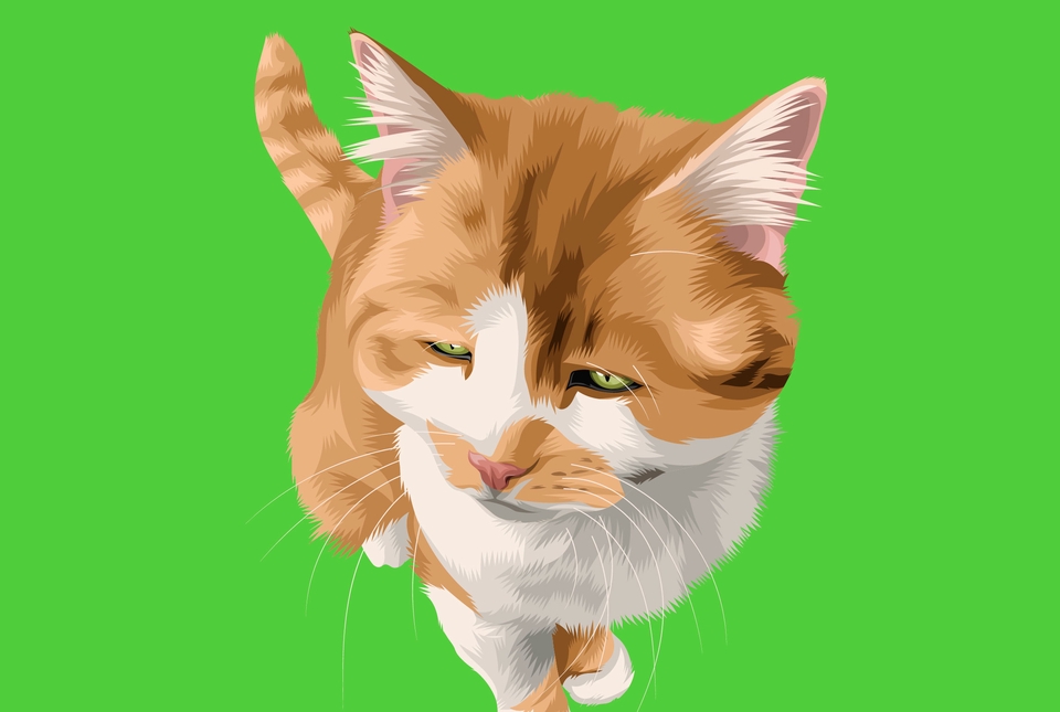 Gambar dan Ilustrasi - Vector Portrait pets - 5