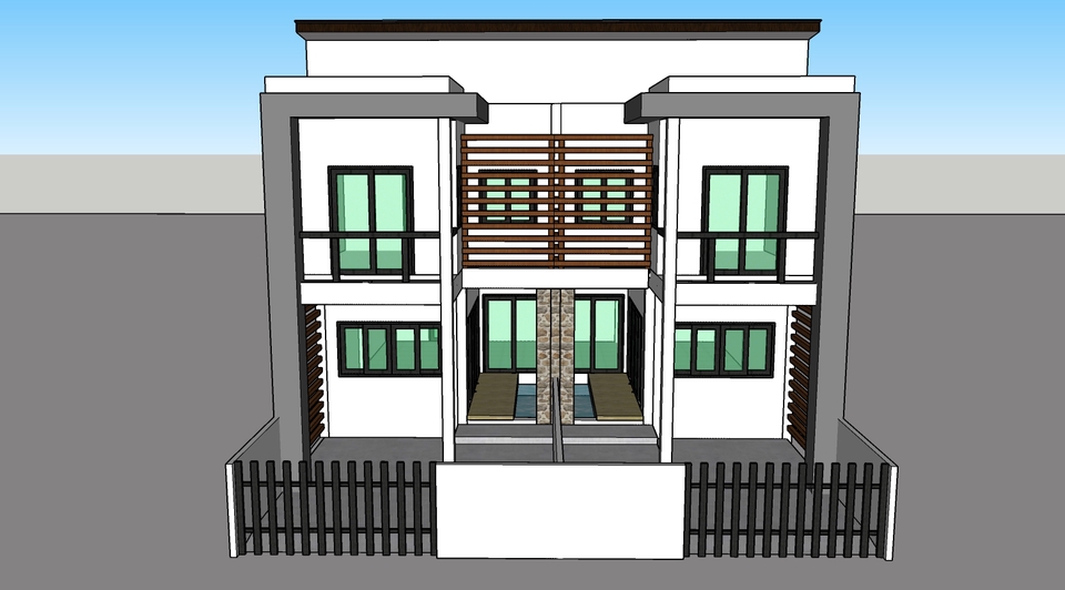 3D Perspective - รับขึ้นโมเดล 3D Perspective และออกแบบเขียนแบบขออนุญาติก่อสร้างอาคารพื้นที่ไม่เกิน 1,000 ตร.ม. - 13