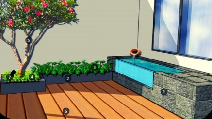 3D & Perspektif - Landscape Design / desain taman rumah, vertical garden, roof top dll - 9