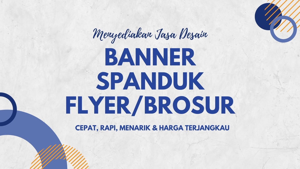 Desain banner, spanduk, dan flyer