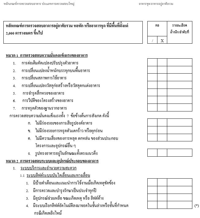 งานตรวจอื่นๆ - ตรวจสอบอาคารตาม พรบ.ควบคุมอาคาร - 3