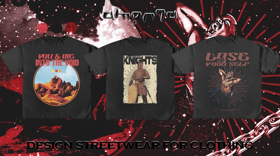 Desain Kaos & Motif - DESAIN T-SHIRT STREETWEAR / VINTAGE - 2