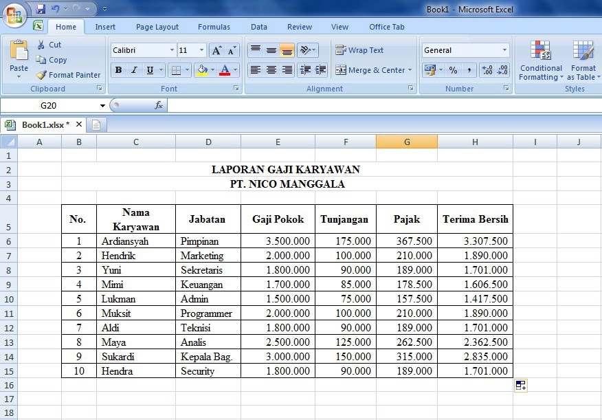 Entri Data - INPUT DATA EXCEL DAN WEB - 3