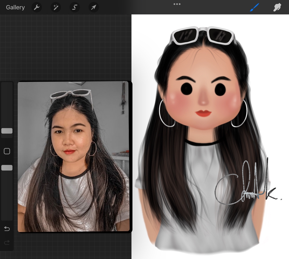 วาดภาพการ์ตูน - รับออกแบบวาดภาพการ์ตูนกึ่งสเหมือนจริง • เปลี่ยนรูปภาพของคุณให้กลายเป็นตัวการ์ตูนน่ารักๆกันค่ะ - 11