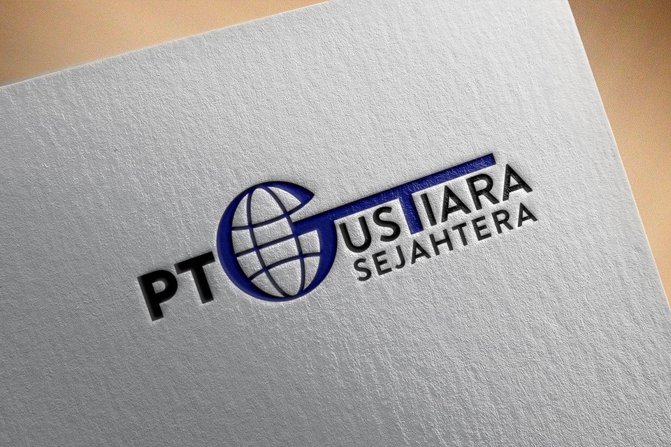 Logo PT. Ustiara Sejahtera, desain logo profesional untuk perusahaan