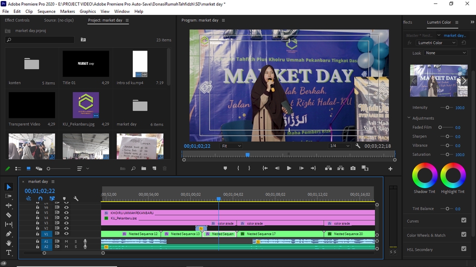 Video Editing - video editing sederhana. 1 hari jadi - 2