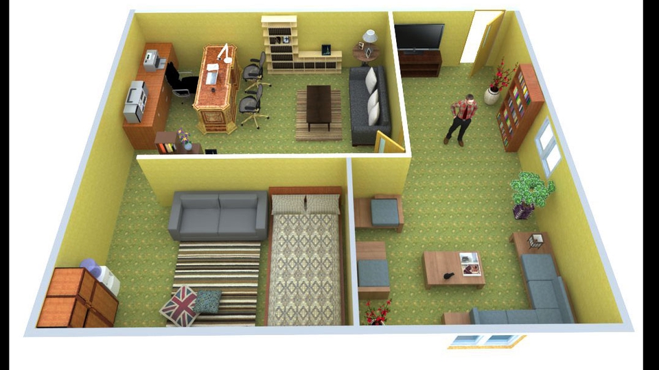 3D & Perspektif - Eksterior Interior 3d Modelling - MANTAF bgt - 1