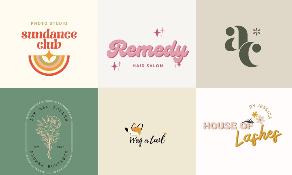 ออกแบบโลโก้ร้านค้าสวยๆ สไตล์มินิมอล