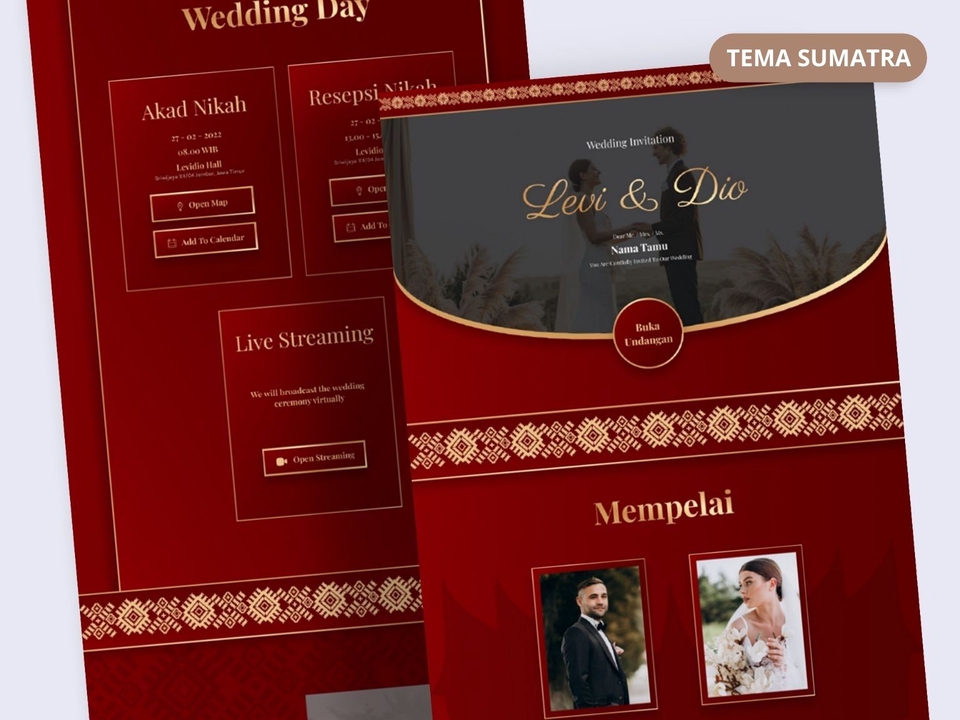 Kartu Ucapan & Video - Jasa Website Undangan Pernikahan Kualitas Premium - 18