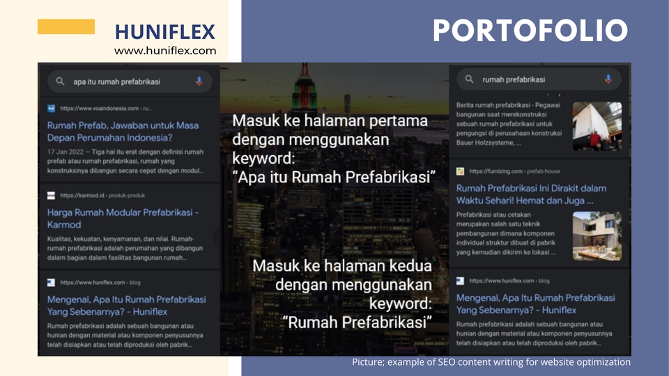 Contoh jasa penulisan konten SEO untuk optimasi website - jasa copywriting - content writing indonesia - jasa artikel - freelance writing