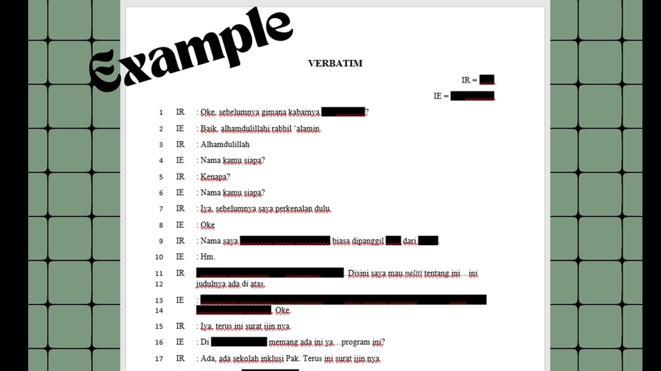 Pengetikan Umum - Jasa Verbatim - 3