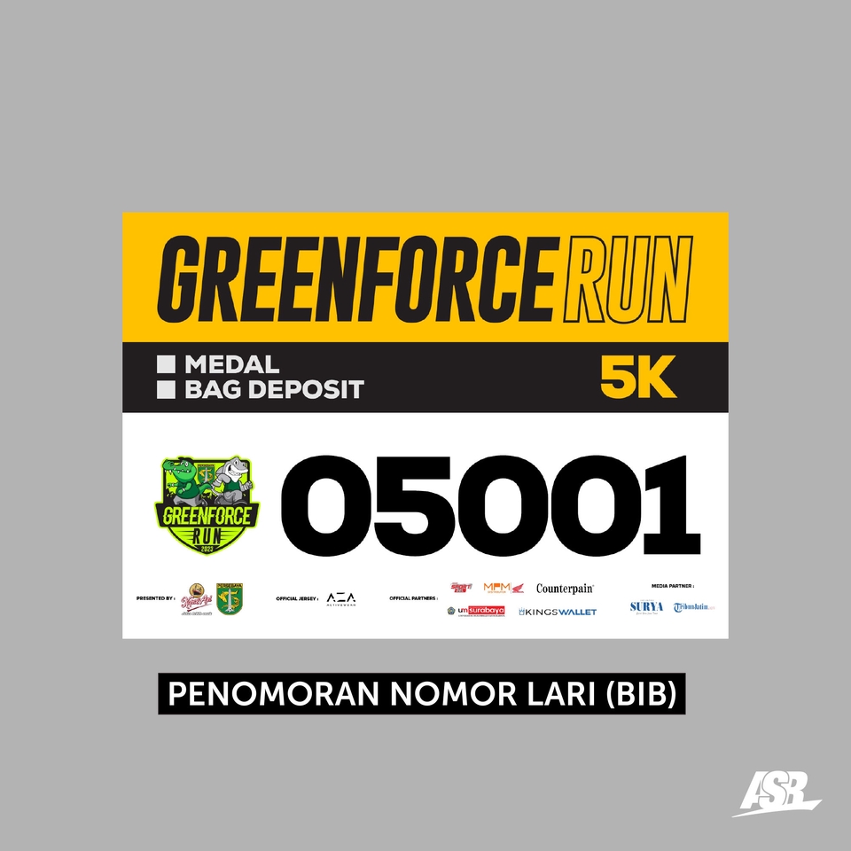 Jasa Lainnya - Nomorator - Batch Numbering - Print Merge Nomor lari BIB voucher barcode - 3