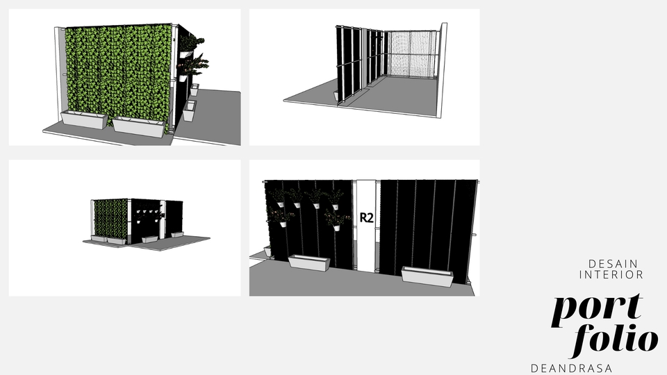 Desain Furniture - DESAIN INTERIOR 3D SKETCHUP - 3