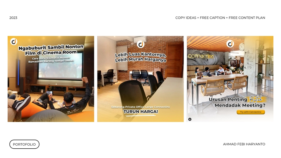 Penulisan Konten - Ide Copywriting Konten Free Caption Free Content Plan - 11