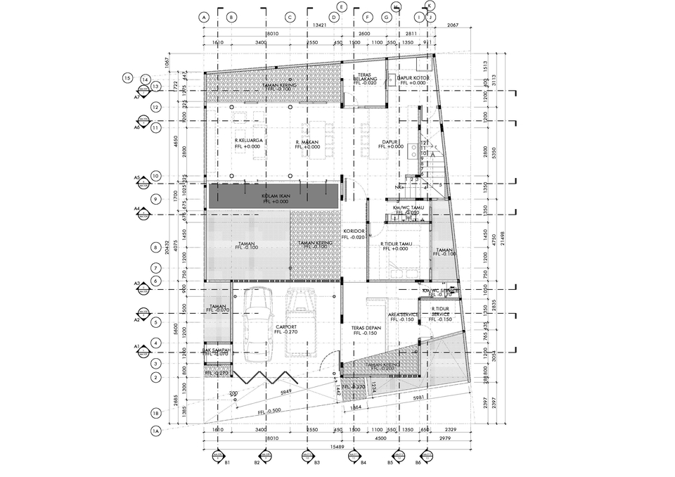 CAD Drawing - Gambar Kerja Detail Arsitektur dan Interior (Unlimited minor revision ) - 6