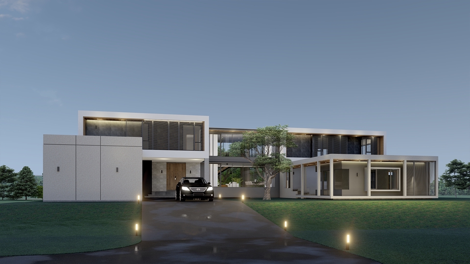 3D Perspective - รับทำ 3D Perspective (Exterior/Interior) รับขึ้นโมเดล 3D / รับออกแบบและเขียนแบบสถาปัตยกรรม - 11