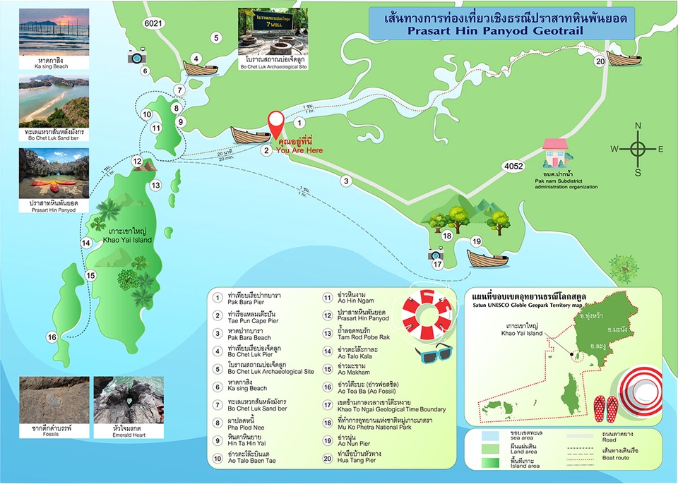 ออกแบบแผนที่ Prasart Hin Panyod Geotrail