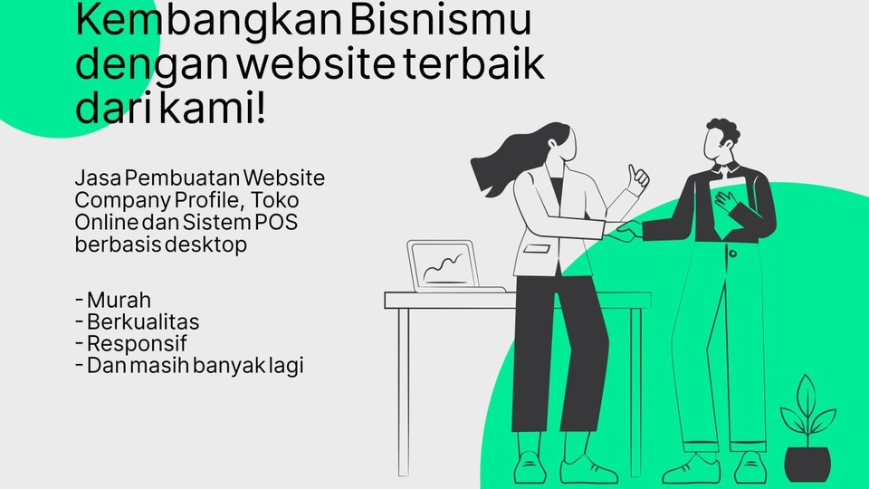 Web Development - Pembuatan Website Company Profile,Ecommerce / Toko Online dan POS berbasis Desktop - 1