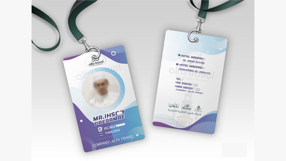 สื่อสิ่งพิมพ์และนามบัตร - รับออกแบบนามบัตร และ บัตรพนักงาน บัตรห้อยคอ pvc และอื่นๆ  - 3