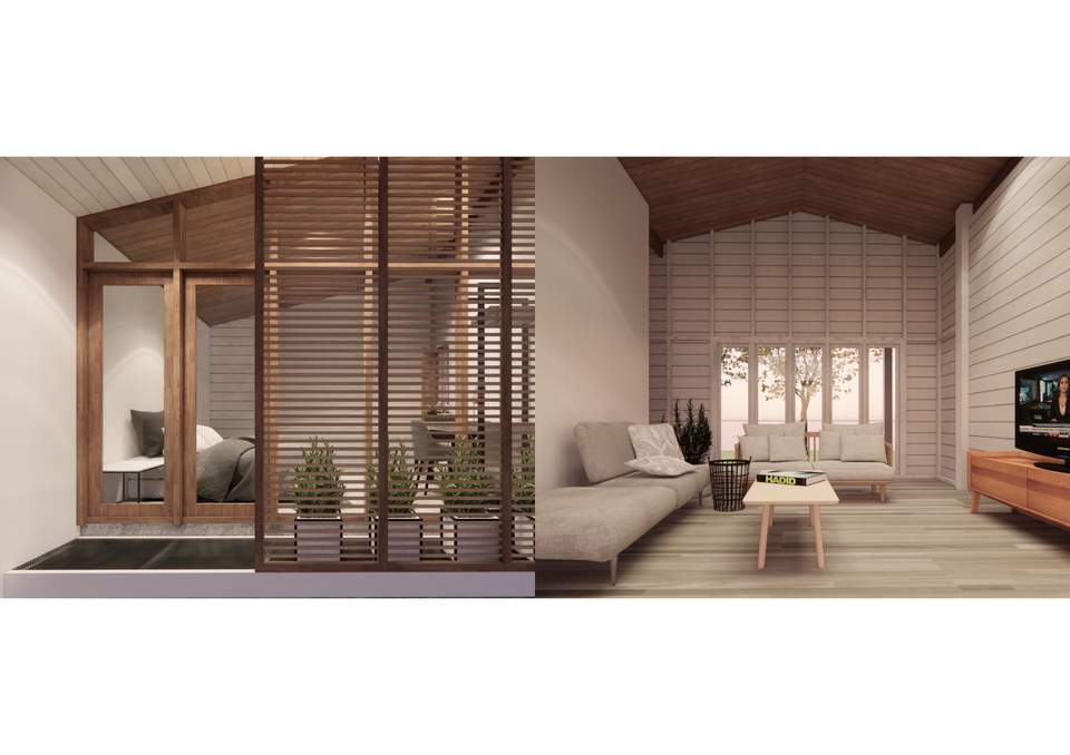 ออกแบบบ้าน3มิติ perspective รับทำภาพ3D โมเดลบ้านสวย ราคาถูก