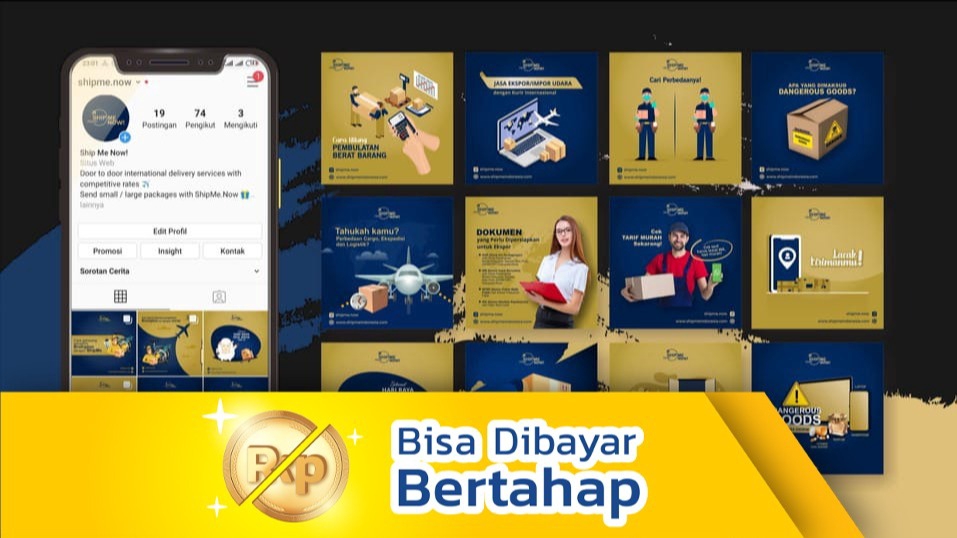 Banner Online - DESAIN POSTINGAN SOSMED (INSTAGRAM), FEEDS STORY - 1