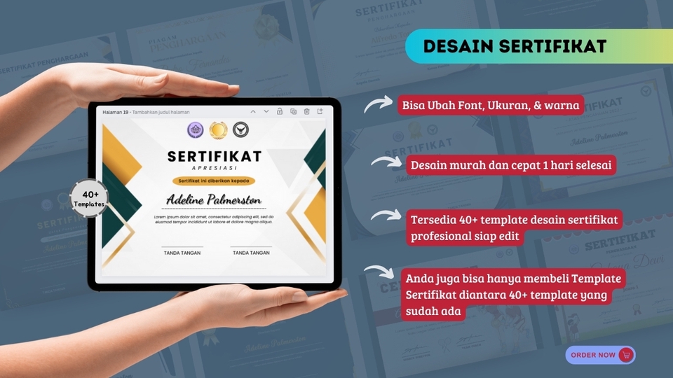 Digital Printing - DESAIN SERTIFIKAT ! CEPAT SELESAI DAN PREMIUM ! - 3