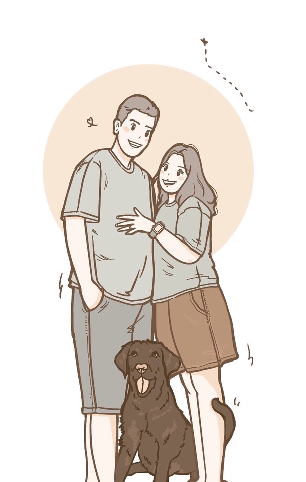 วาดภาพประกอบ - รับวาดรูปมินิมอล รูปการ์ตูน ลายเส้นน่ารักๆ วาดตามแบบ - 4
