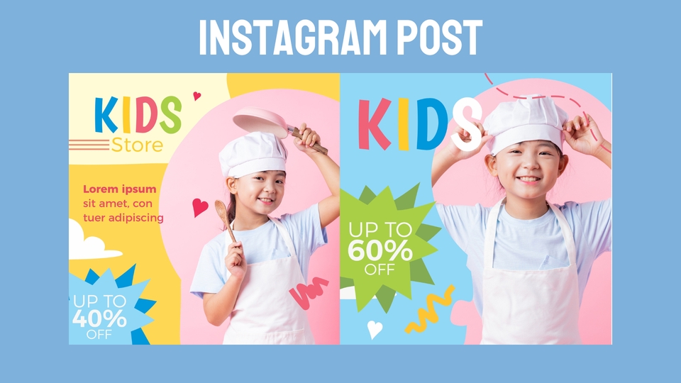 Banner Online - Desain carousel feed instagram, untuk banner online, tugas, dan iklan. - 6