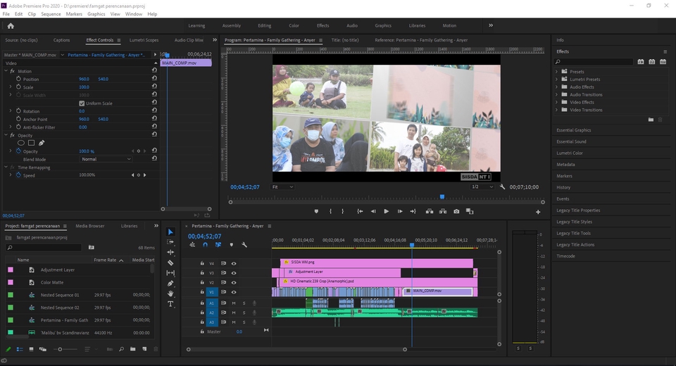 Video Editing - Editing Video 1 Hari Jadi  - 4