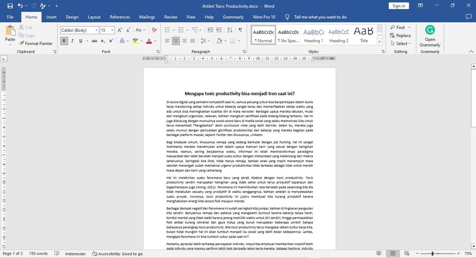 Penulisan Konten - Jasa Penulisan Artikel Opini, Blog, Populer, Ilmiah - 6