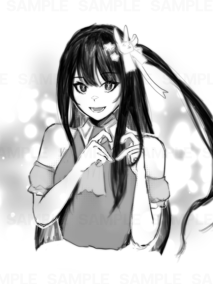 วาดแฟนอาร์ต - รับวาดแฟนอาร์ตสไตล์ญี่ปุ่นในรูปแบบขาวดำ - 3