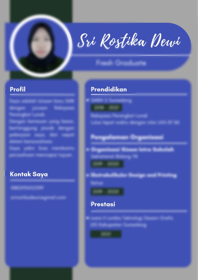 Portfolio & Resume - DESAIN CV / RESUME - 4